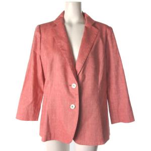 Botta Giuseppe テーラードジャケット 2B シングル リネン ウール ピンク 11