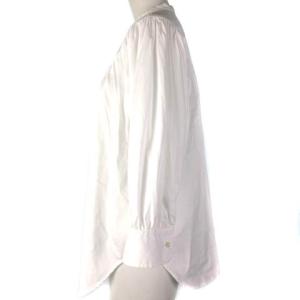 POLO RALPH LAUREN シャツ ブラウス コンチョボタン スキッパー 7分袖 白 ホワイト 0