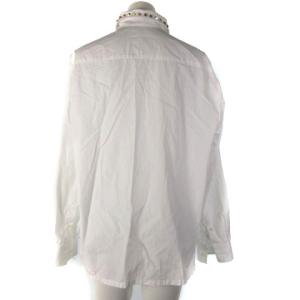 VALENTINO シャツ ブラウス スタッズ 長袖 白 ホワイト 40