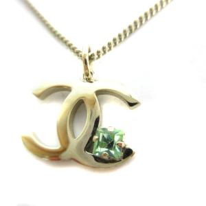 CHANEL 05 P ココマーク ネックレス ペンダント ラインストーン ゴールドカラー