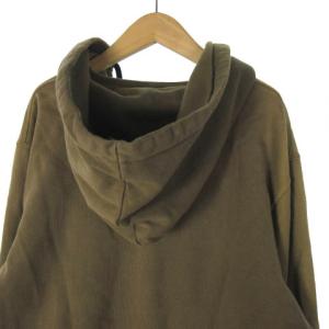 RRL パーカー フーディ ジップアップ 裏毛 ブラウン 茶 L