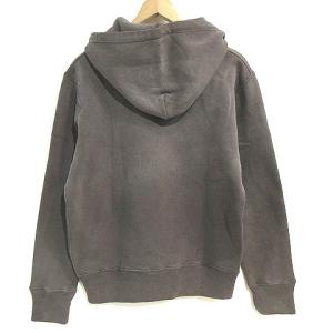 RRL パーカー フーディー プルオーバー 長袖 ロゴプリント 裏起毛 茶 S