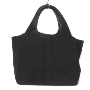 JURGEN LEHL ハンドバッグ トートバッグ ヌバック レザー ブラック 黒