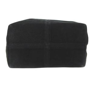 JURGEN LEHL ハンドバッグ トートバッグ ヌバック レザー ブラック 黒