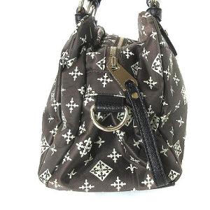 russet DAILY ハンドバッグ ショルダー 2WAY モノグラム ナイロン 茶 ブラウン かばん カバン 鞄 ECR17