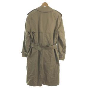 Aquascutum Aqua5 アクア5 トレンチコート ロングコート ダブル 裏地チェック ベージュ ECR17