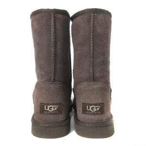 UGG australia 5825 W CLASSIC SHORT ムートンブーツ シューズ ブラウン 茶 23cm ECR17