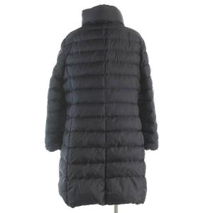 23区 ダウンコート キルティング ナイロン 大きいサイズ 紺 ネイビー 48 3L位 ECR17