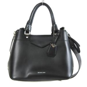 2way ハンドバッグ ショルダーバッグ メッシュハンドル 黒 ブラック ECR17