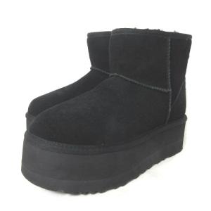 UGG australia 22AW W CLASSIC MINI PLATFORM BLACK ブーツ 24cm ブラック