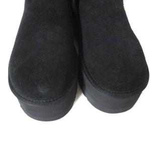 UGG australia 22AW W CLASSIC MINI PLATFORM BLACK ブーツ 24cm ブラック