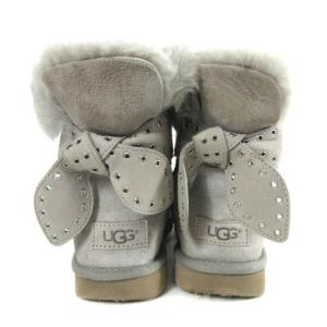 UGG australia 1016302 W CAMERON ムートンブーツ ショートブーツ グレー 25cm ECR17