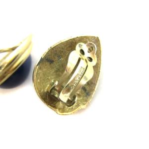 GIVENCHY ヴィンテージ イヤリング アクセサリー ゴールド ネイビー ECR17