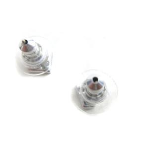 SWAROVSKI ピアス クリスタル ダイヤモンド型 モチーフ シルバーカラー ECR17