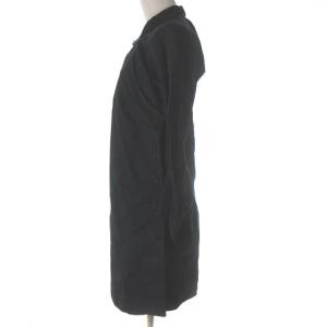 PRADA コットン ジャケット 変形 ラップ ボリュームスリーブ ネイビー 紺 38 ECR17