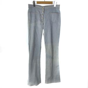 デニムパンツ ジーンズ ラメ ブルー 38 ECR17