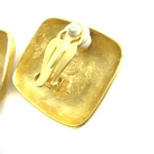 GIVENCHY イヤリング アクセサリー スクエア ゴールドカラー ECR17