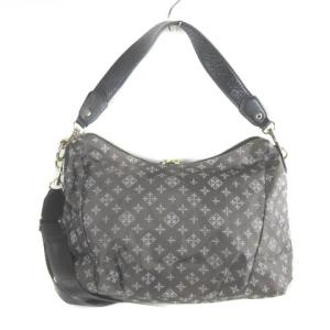 russet ハンドバッグ ショルダーバッグ ナイロン 2WAY 総柄 グレー ECR17