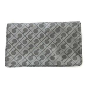 GHERARDINI ソフティ ポーチ フラップ 総柄 シルバー ECR17