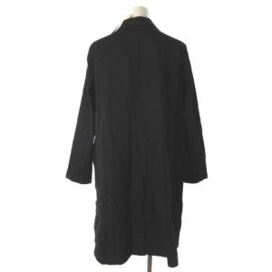 JURGEN LEHL コットン シャツ ジャケット ロング シングル 黒 ブラック M