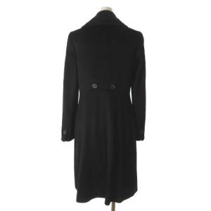 GIVENCHY ロングコート ウールコート 100％ ダブル 黒 ブラック 40
