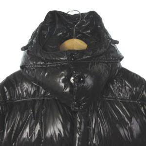 DUVETICA ダウンジャケット リブ袖 フーデッド 2WAY 黒 ブラック XL AA