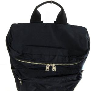 MARGARET HOWELL idea リュックサック デイパック ナイロン ブラック 黒