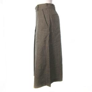 J&M DAVIDSON 近年モデル スカート ミモレ丈 グレンチェック グレー 8