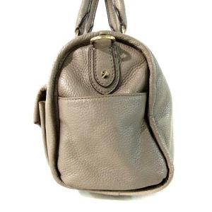 MICHAEL KORS 2WAY ハンドバッグ ミニボストン ショルダーストラップ付き レザー シボ ベージュ 鞄 SM0