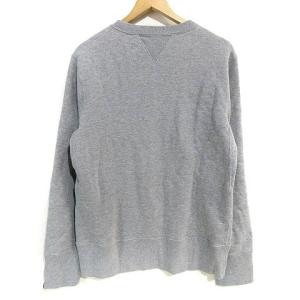 LOOPWHEELER BEAMS 別注 トレーナー スウェット 長袖 プルオーバー 裏毛 グレー M SM0