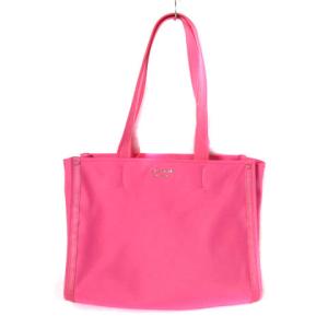トートバッグ ハンドバッグ ナイロン カラー ピンク