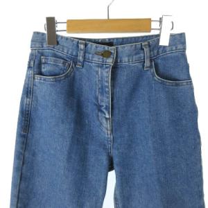 Theory Classic St Denim Treeca D 22SS デニムパンツ ジーンズ テーパード ウォッシュ ブルー 23