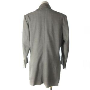 GIVENCHY パンツ スーツ セットアップ ダブル 背抜き グレー 42