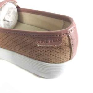 COLE HAAN スニーカー スリッポンシューズ パンチング ピンクベージュ 5.5 22.5cm B