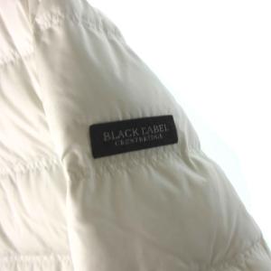 BLACK LABEL CRESTBRIDGE 20AW ダウンジャケット フーデッド 2WAY クレストブリッジチェック M ホワイト