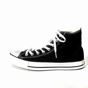 CONVERSE ALL STAR HI タグ付き スニーカー オールスター ハイカット シューレース M9160 黒 ブラック 28cm 靴