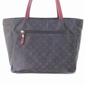 russet トートバッグ ショルダーバッグ ナイロン モノグラム ロゴ グレー 鞄 SM0