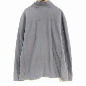 Patagonia マイクロD プルオーバー フリース ロゴ ハーフジップ 長袖 薄手 大きいサイズ アウトドア 26175 グレー XXL SM0