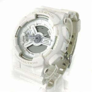 CASIO G-SHOCK 腕時計 アナデジ クオーツ 2針 GA-110BC 白 ホワイト ジャンク SM0