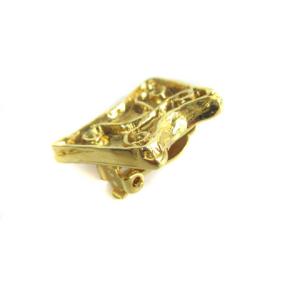 YVES SAINT LAURENT ヴィンテージ イヤリング アクセサリー ゴールドカラー ECR17