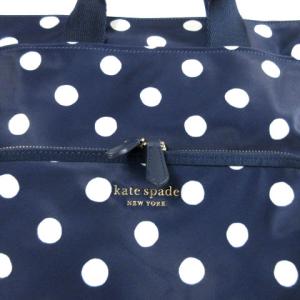 kate spade new york リュックサック デイパック ナイロン ドット柄 ネイビー 紺