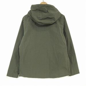 EDIFICE 417 22AW WASHER NYLON ストレッチ マウンテンジャケット パーカー フーディー ジップアップ カーキ S