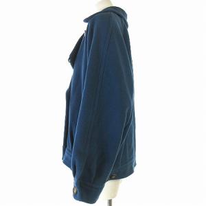 BALLY コート ジャケット ダブル ウール 青 ブルー M SM0