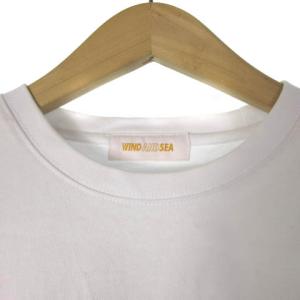WIND AND SEA 22SS Tシャツ カットソー ロンT 長袖 ロゴ プリント 白 ホワイト M WDS-SEA-22S-01