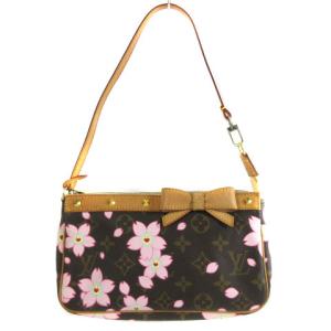 M92006 ポシェットアクセソワール モノグラム チェリーブロッサム ショルダーバッグ ブラウン