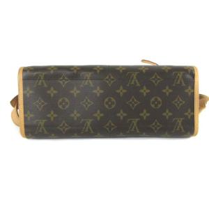 LOUIS VUITTON M40008 ポパンクール・ロン モノグラム ショルダーバッグ ブラウン