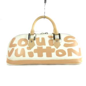 LOUIS VUITTON M92176 グラフィティ アルマ ホリゾンタル ハンドバッグ ホワイト ベージュ