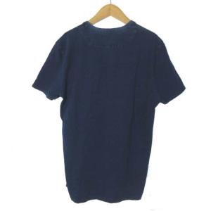 JACOB COHEN 近年モデル Tシャツ カットソー 半袖 ワンポイント コットン インディゴ M