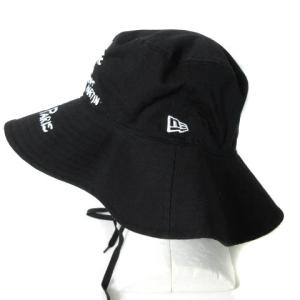 Yohji Yamamoto POUR HOMME タグ付き 22AW ニューエラ New Era COTTON BLK2 ADV W BRIM YY ADDR ハット 帽子