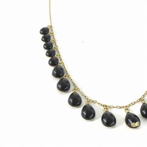 SWAROVSKI ネックレス ペンダント クリスタル ブラック ゴールドカラー